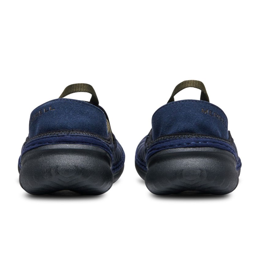 Chaussure Casual Merrell Hut Moc Bleu Marine Femme | C.G.IUUZ